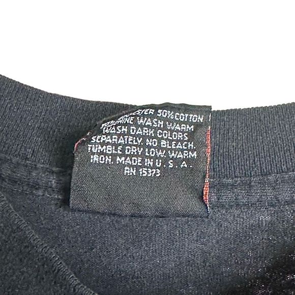 VTG 1992 Harley Davidson 3D Emblem T Shirt USA XL - Picture 9 of 9